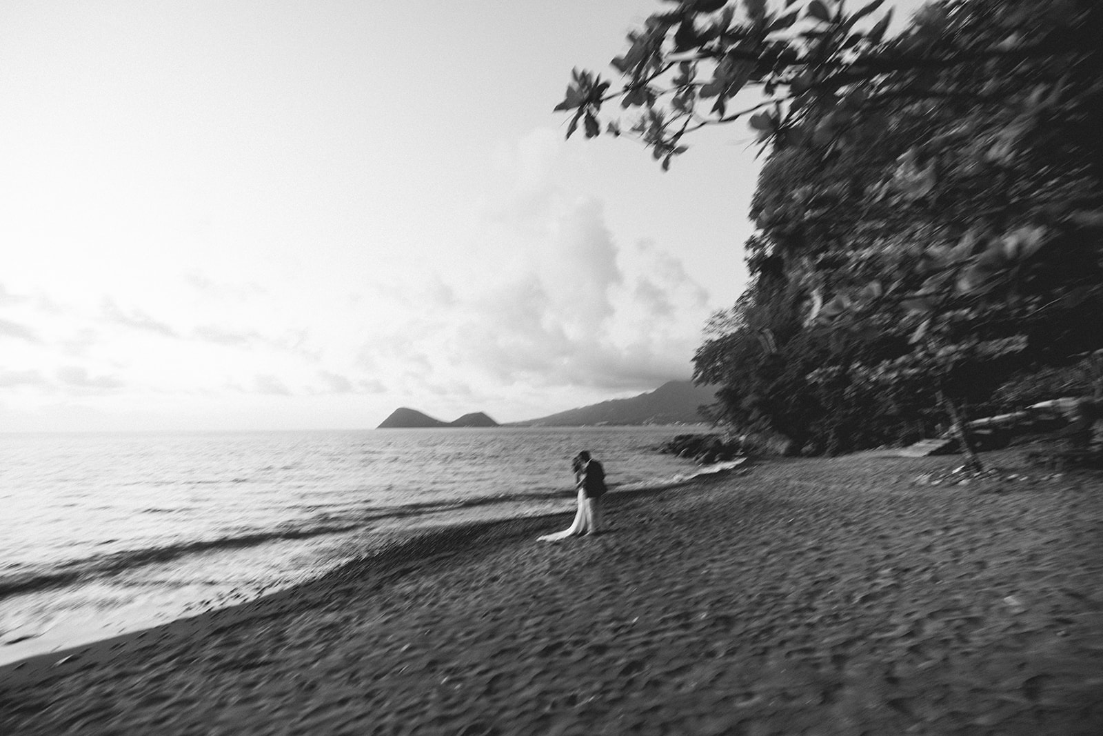 Elizabeth and Aaron's elopement at Secret Bay, Portsmouth, Dominica