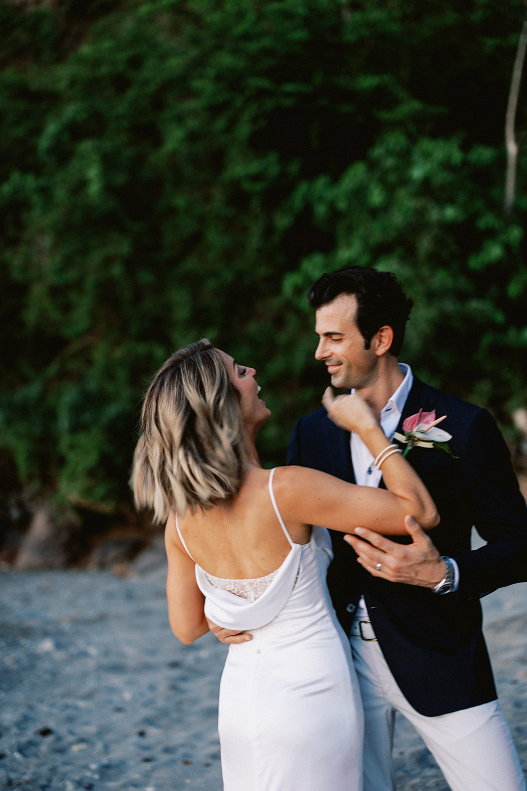 Elizabeth and Aaron's elopement at Secret Bay, Portsmouth, Dominica