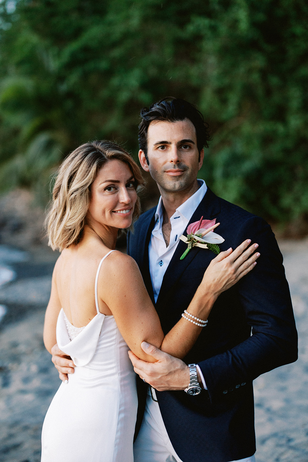 Elizabeth and Aaron's elopement at Secret Bay, Portsmouth, Dominica