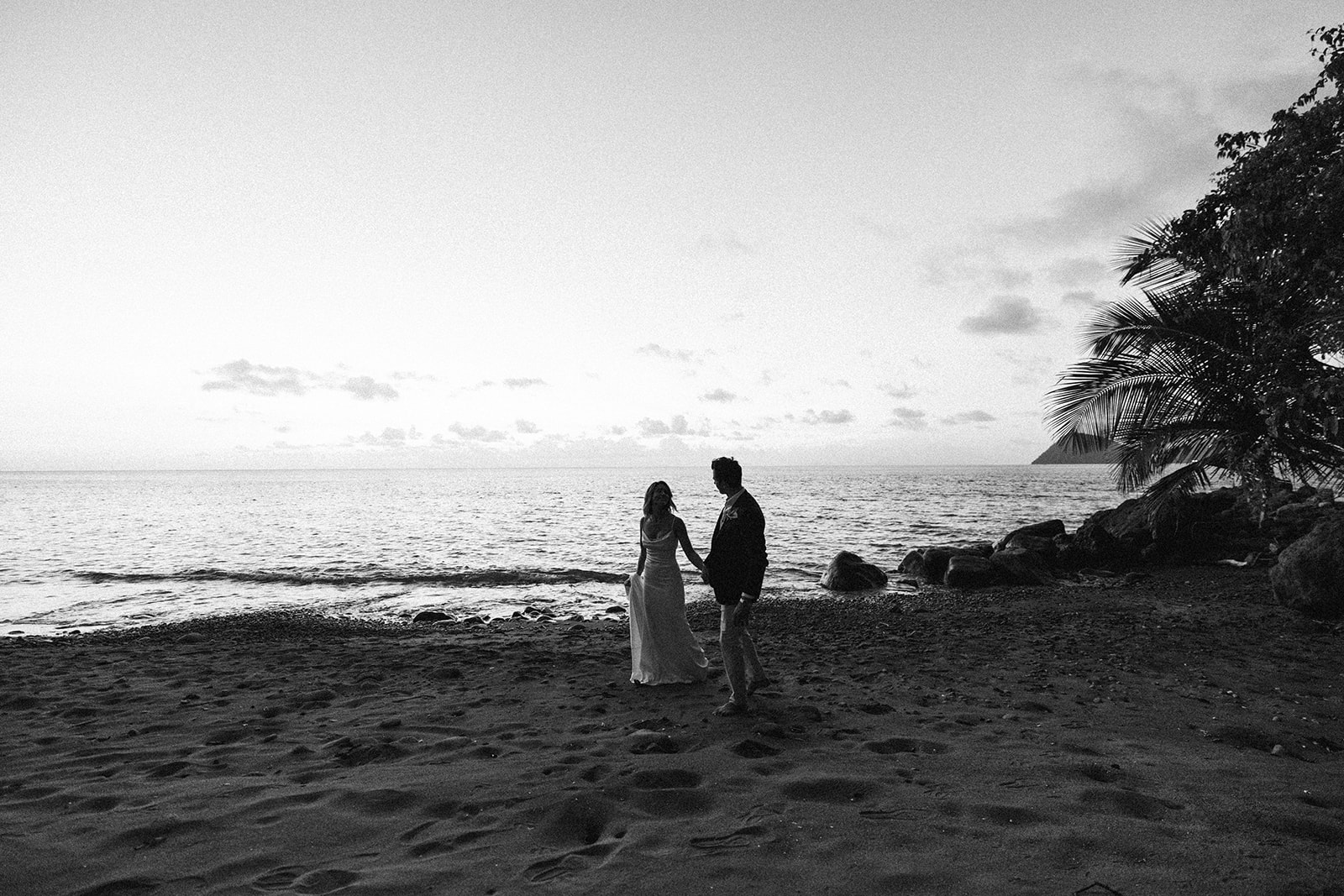 Elizabeth and Aaron's elopement at Secret Bay, Portsmouth, Dominica