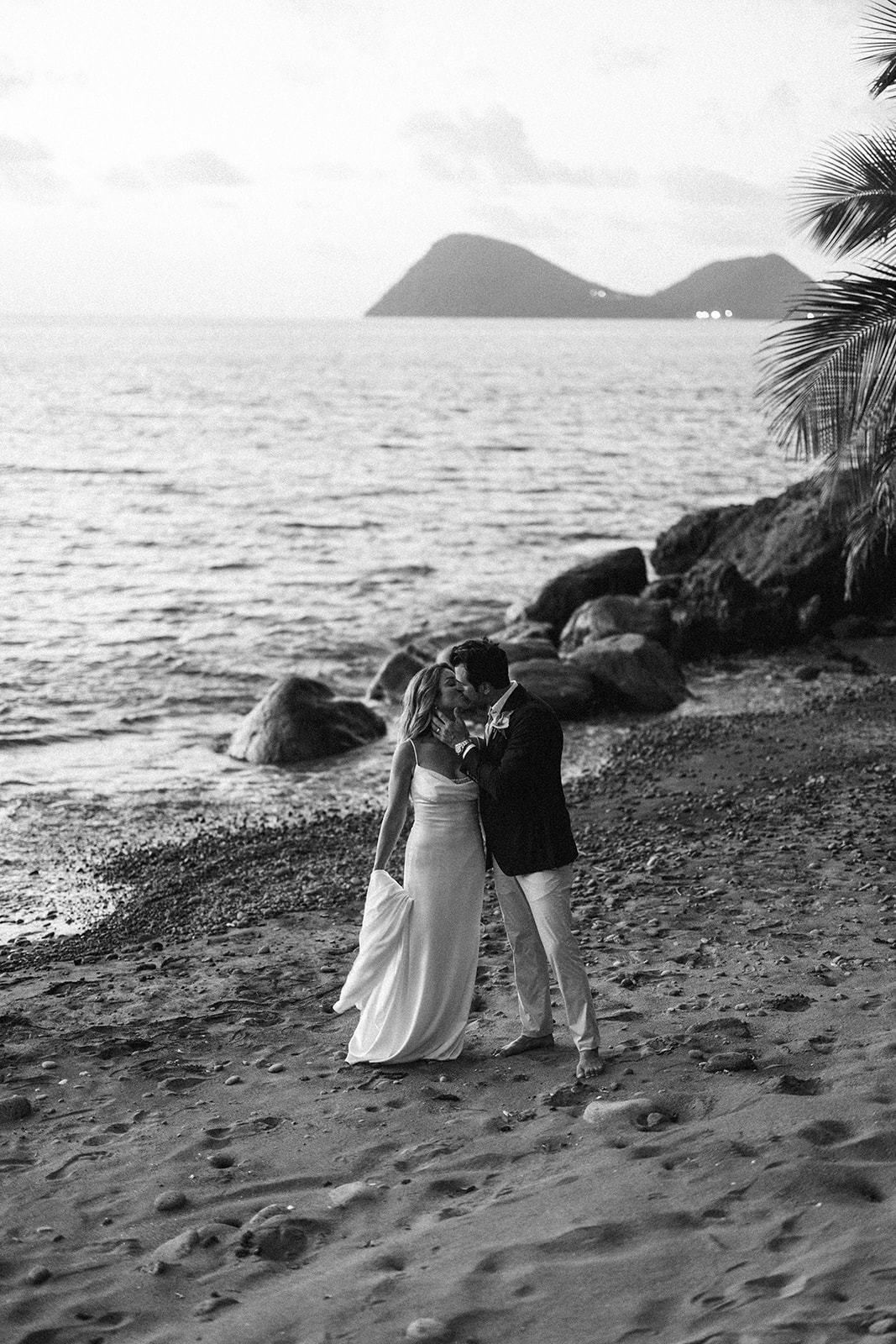 Elizabeth and Aaron's elopement at Secret Bay, Portsmouth, Dominica