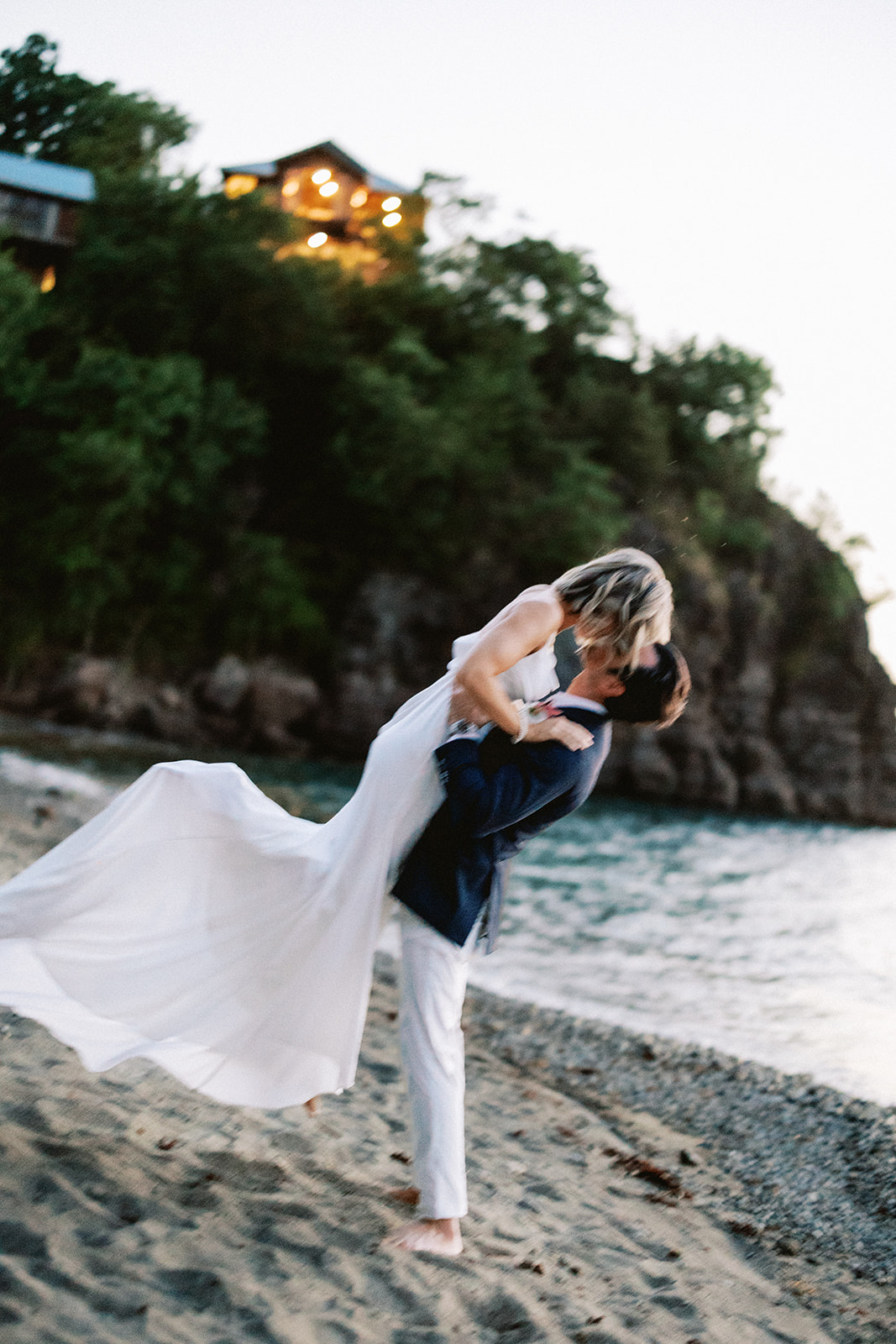 Elizabeth and Aaron's elopement at Secret Bay, Portsmouth, Dominica