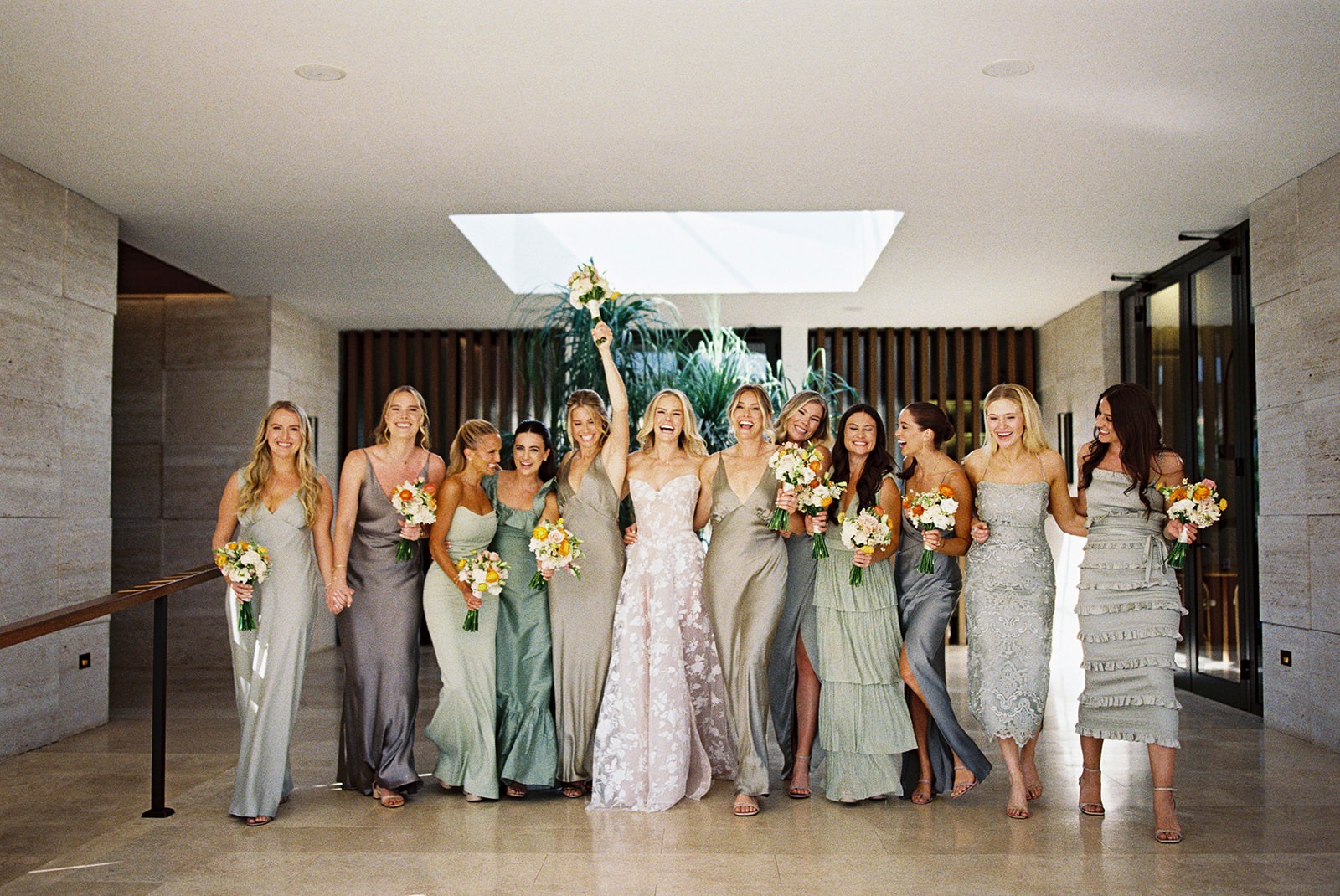 Bride bridesmaids getting ready, Lauren & August's Casa de Campo wedding, Dominican Republic