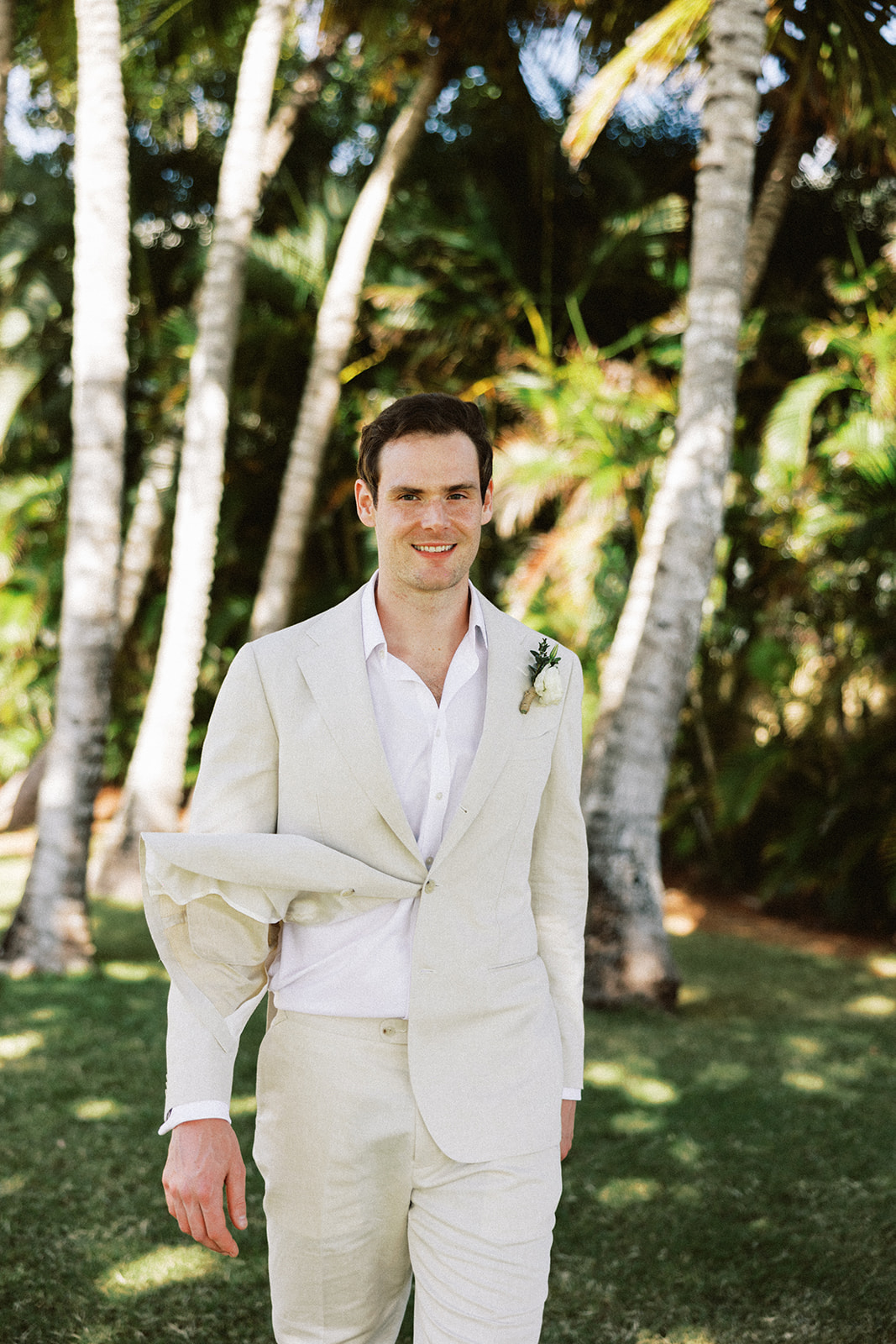 Groom portrait, Lauren & August's Casa de Campo wedding, Dominican Republic