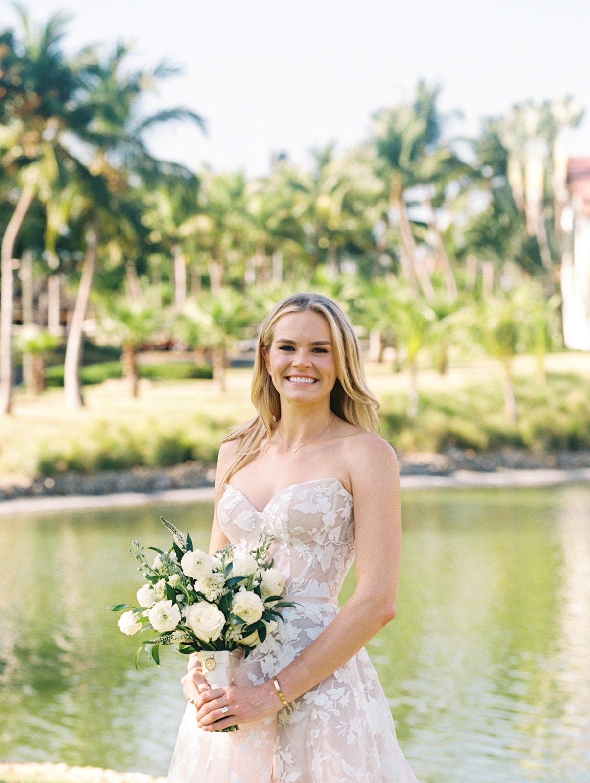 Bride portrait tropical destination, Lauren & August's Casa de Campo wedding, Dominican Republic
