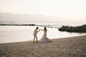 Sunset Vows on Minitas Beach, Casa de Campo