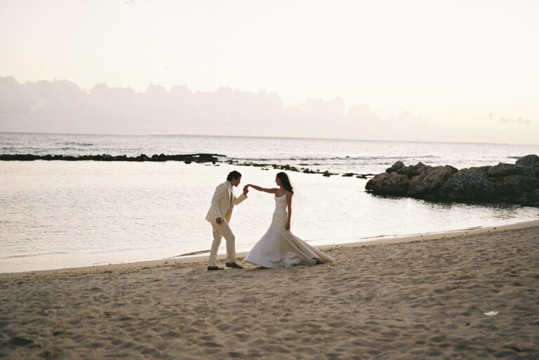 Sunset Vows on Minitas Beach, Casa de Campo