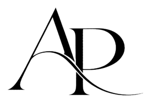 Asia Pimentel AP monogram logo